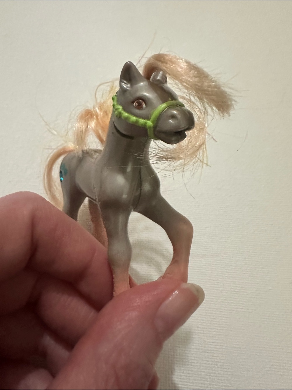 1995 Littlest Pet Shop Sparkling Ponies Lil’ Magic Drinkin’ Filly (Pearl) Vtg - Picture 5 of 11